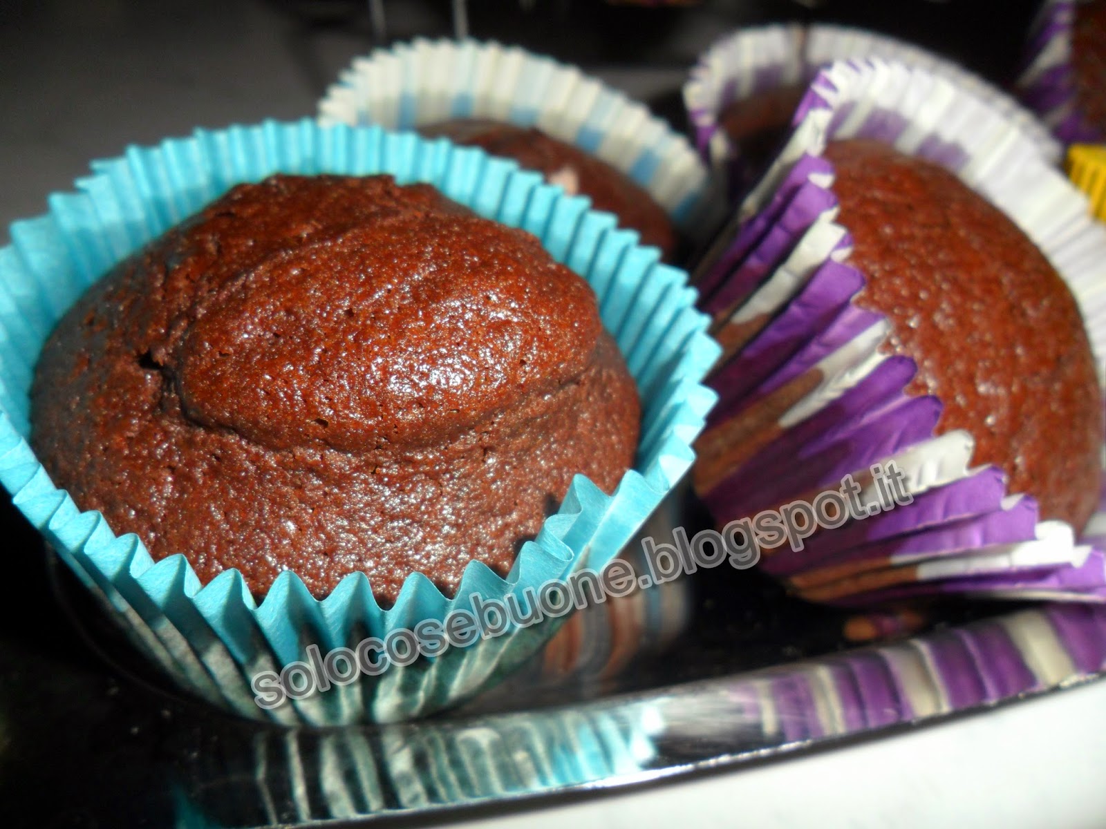 muffin al farro e cacao con preparato bio cloè