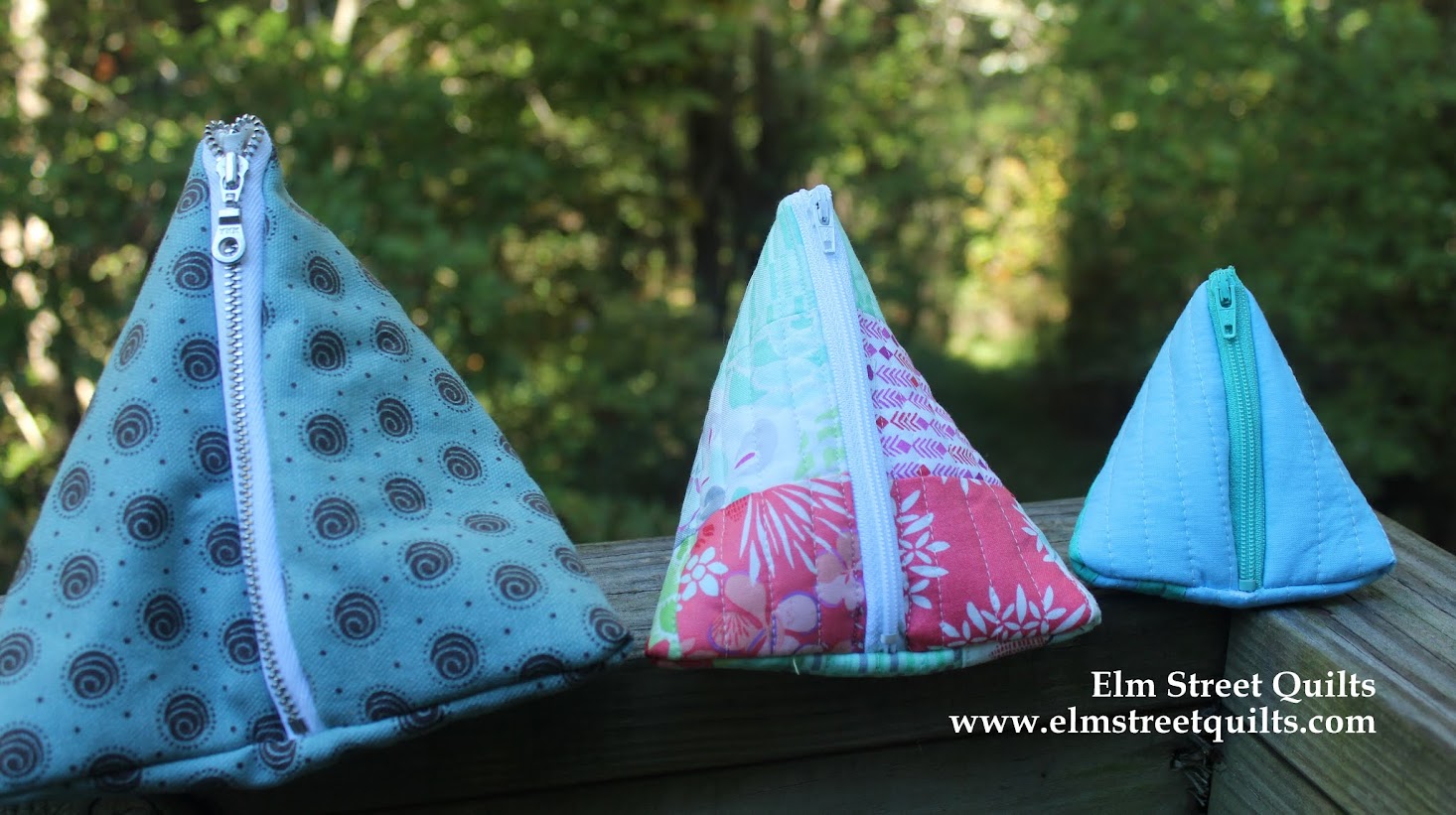 Triangle Bags Size Options Elm Street Quilts