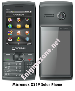 Micromax X259 Solar Phone