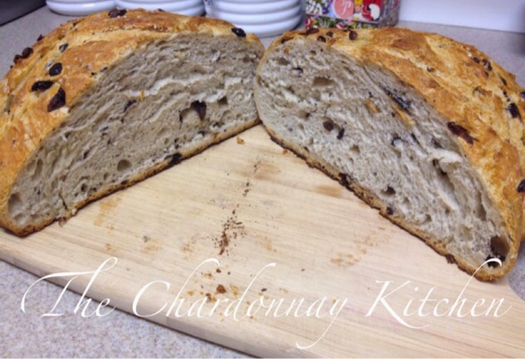 The Chardonnay Kitchen Rosemary Kalamata French Bread