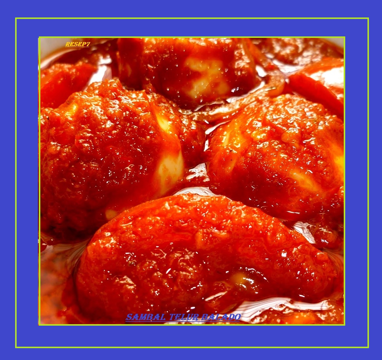 RESEP SAMBAL TELUR BALADO - TOP PEDAS