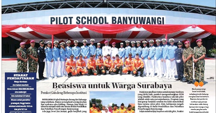 Beasiswa Sekolah Pilot Di Indonesia