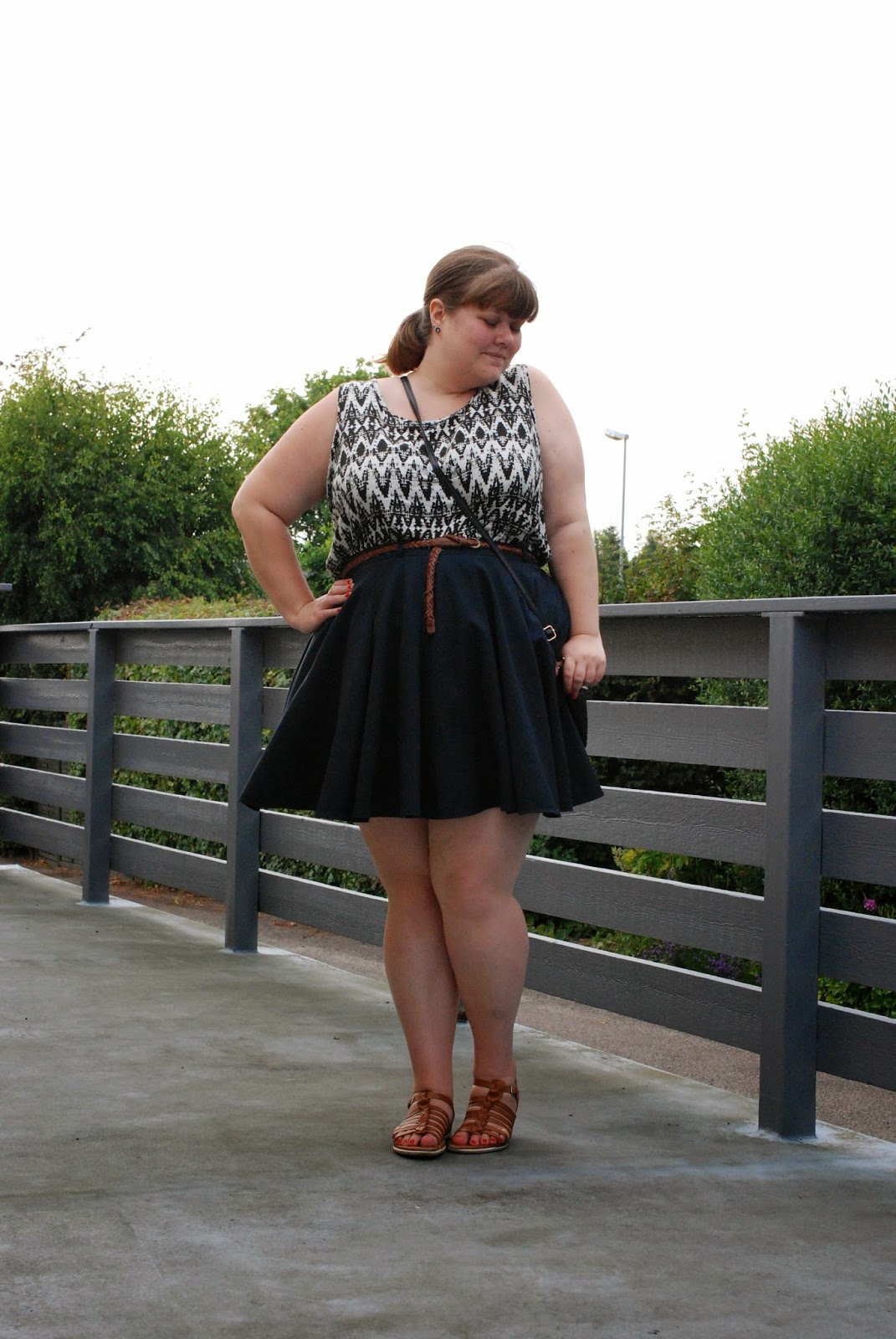 ootd for chubby ladies