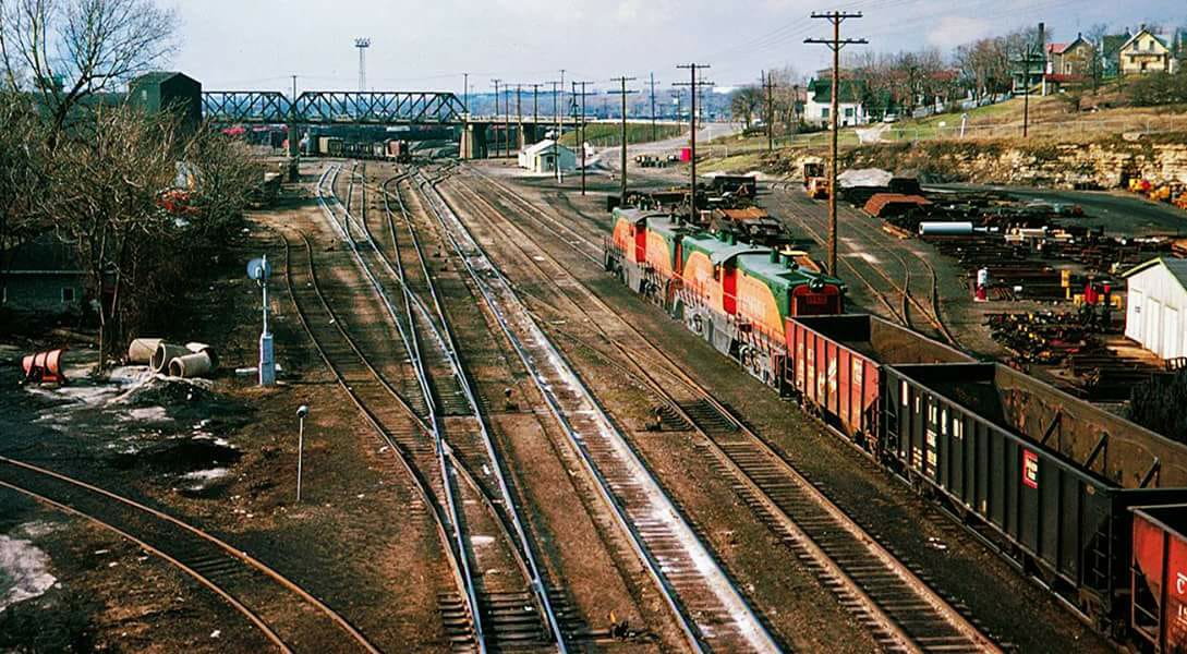 Towns and Nature Joliet, IL CN/EJ&E's Joliet Yard, Roundhouse and Shops