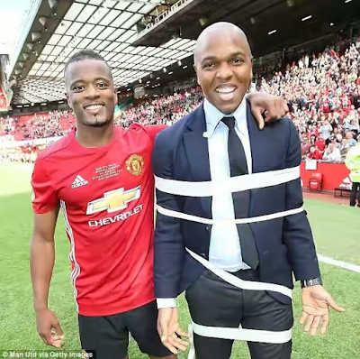 36yr old Patrice Evra says he can't retire from the game yet because he has 24 siblings to take care of