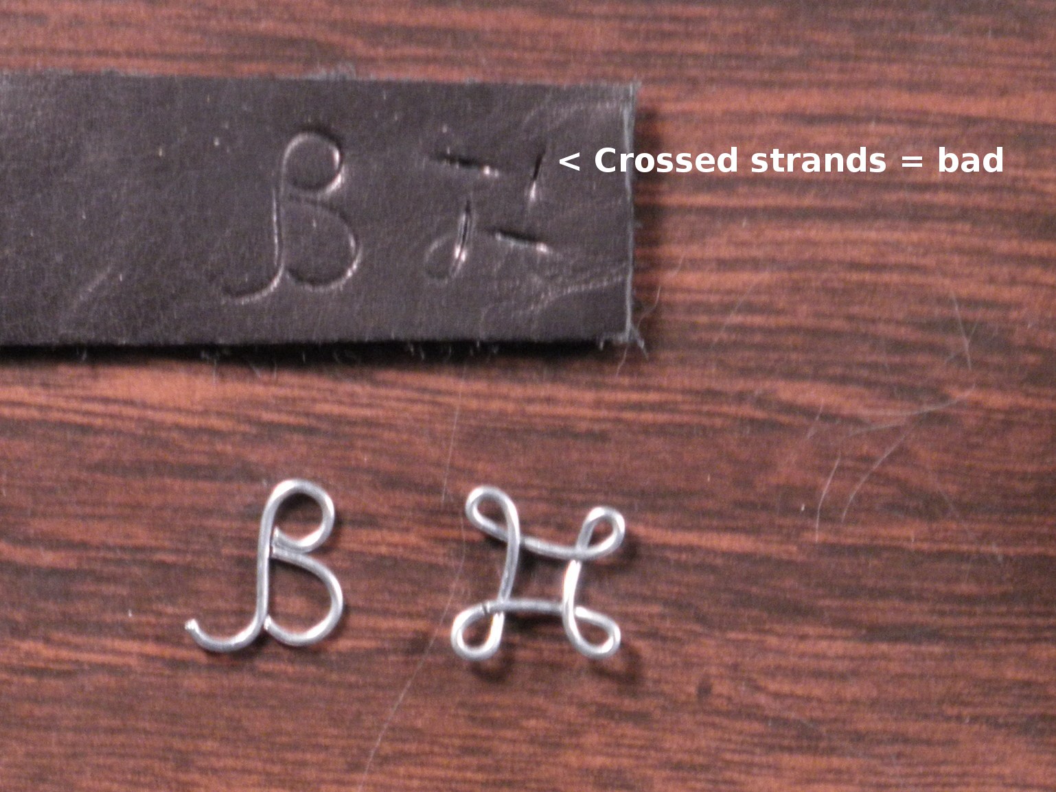 The Poiesis Journal Leather stamping on a budget