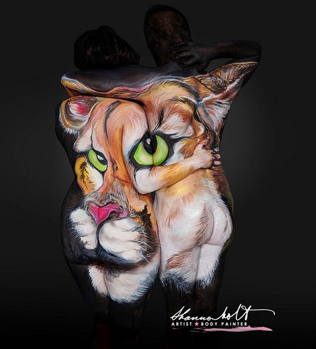 body painting Florida Wildlife Series body painting Florida Wildlife Series