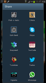 android sharing list android sharing list