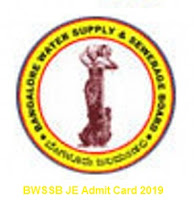 BWSSB JE Admit Card