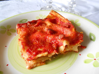 pasticcio di lasagne e melanzane