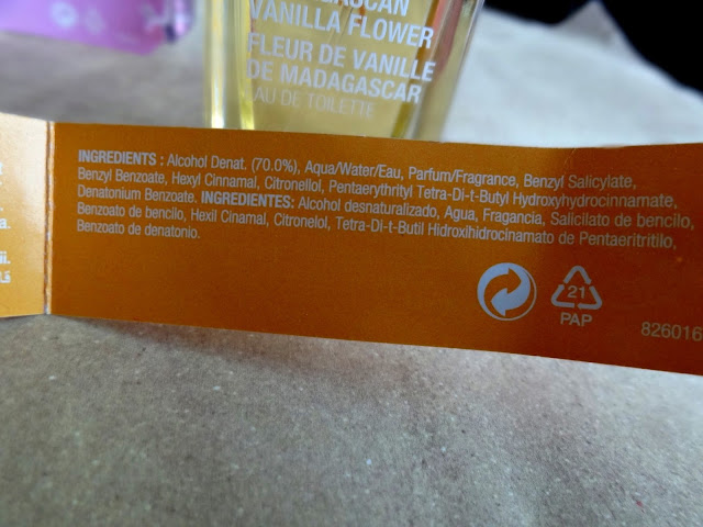 The body shop voyage collection Madagascan Vanilla Flower Fragrance