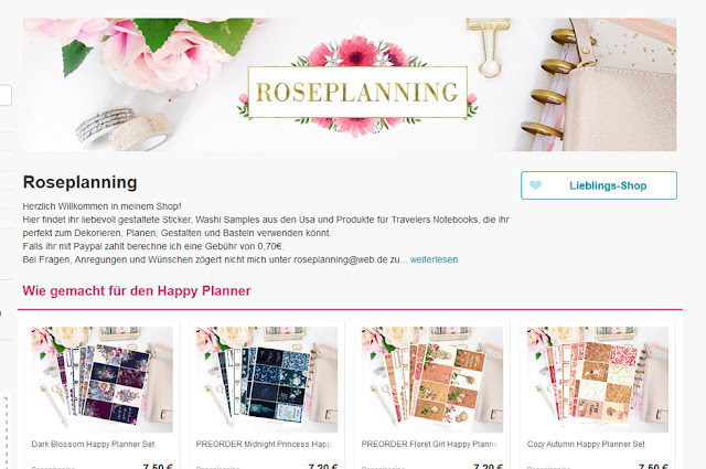 DaWanda - Roseplanning Shop