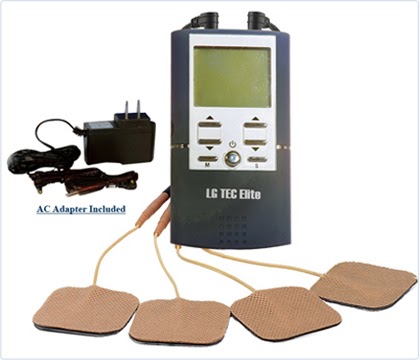 Tens Unit Pain Relief - Electronic Muscle Stimulator: "LG-TEC ELITE