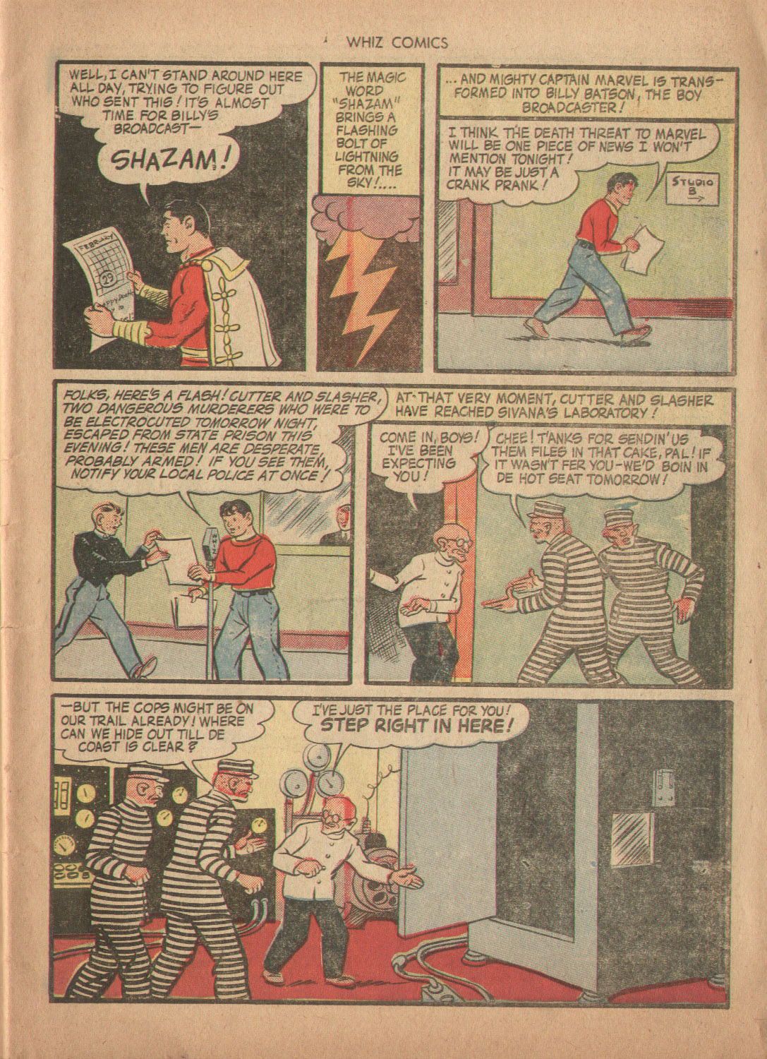 Read online WHIZ Comics comic -  Issue #52 - 7