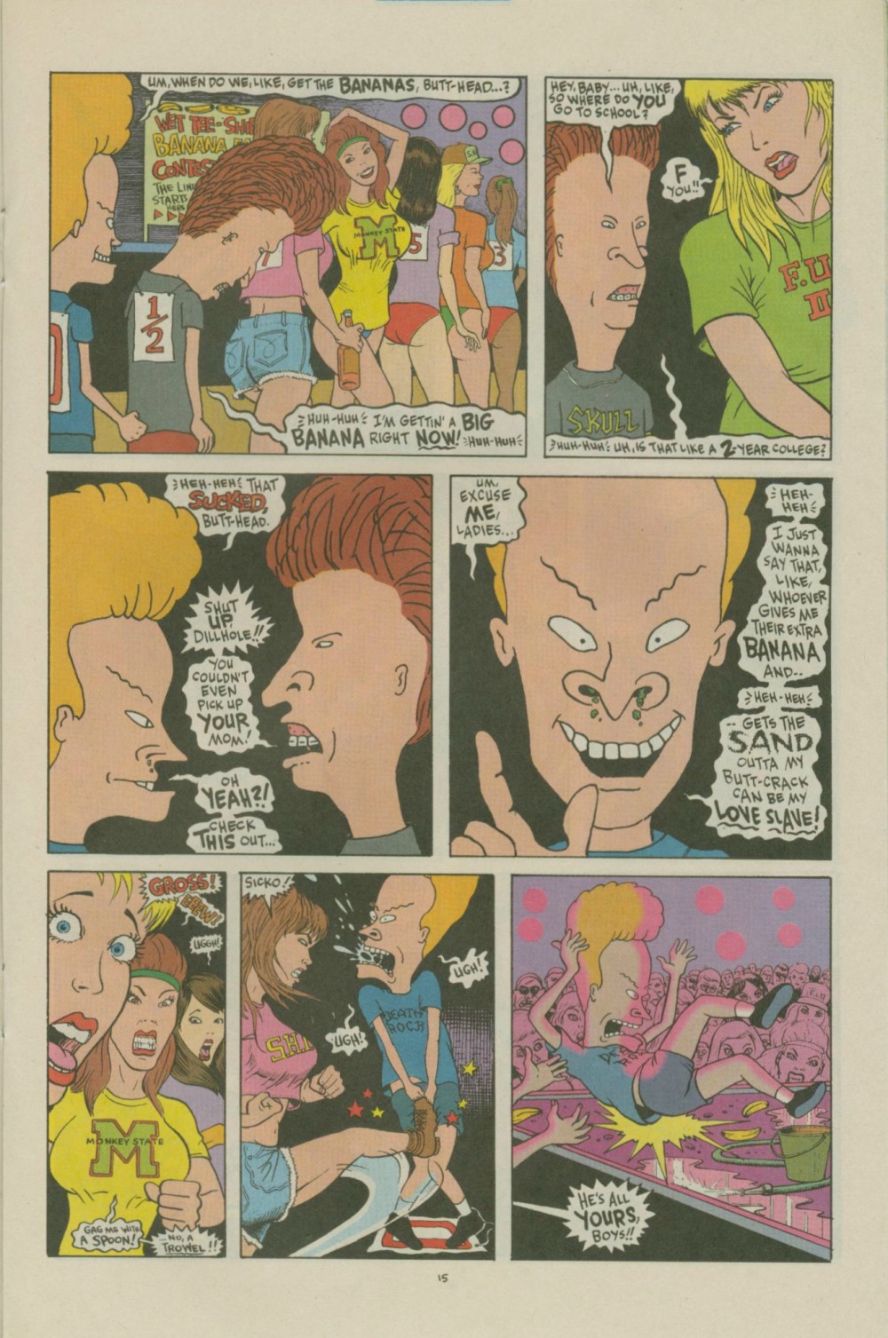 Read online Beavis and Butt-Head comic -  Issue #15 - 16