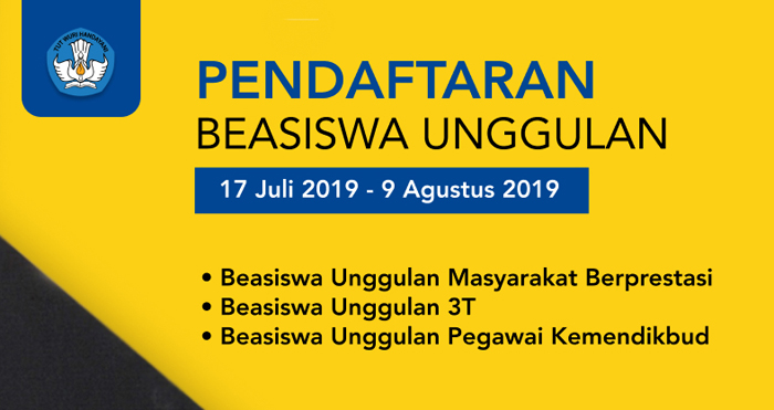 Beasiswa Unggulan 3T 2019