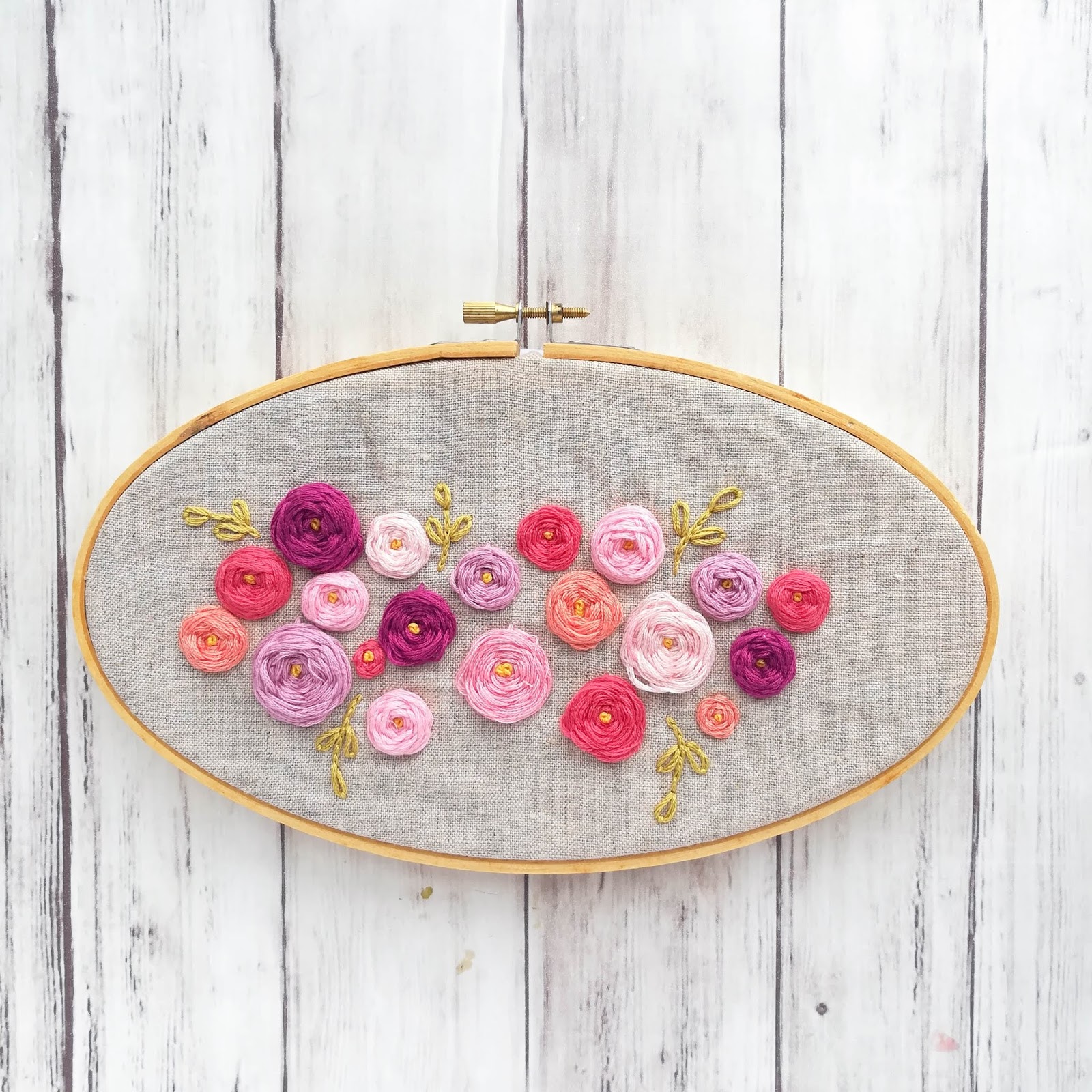 A lively hope roses hand embroidery sybju A lively hope roses hand embroidery sybju
