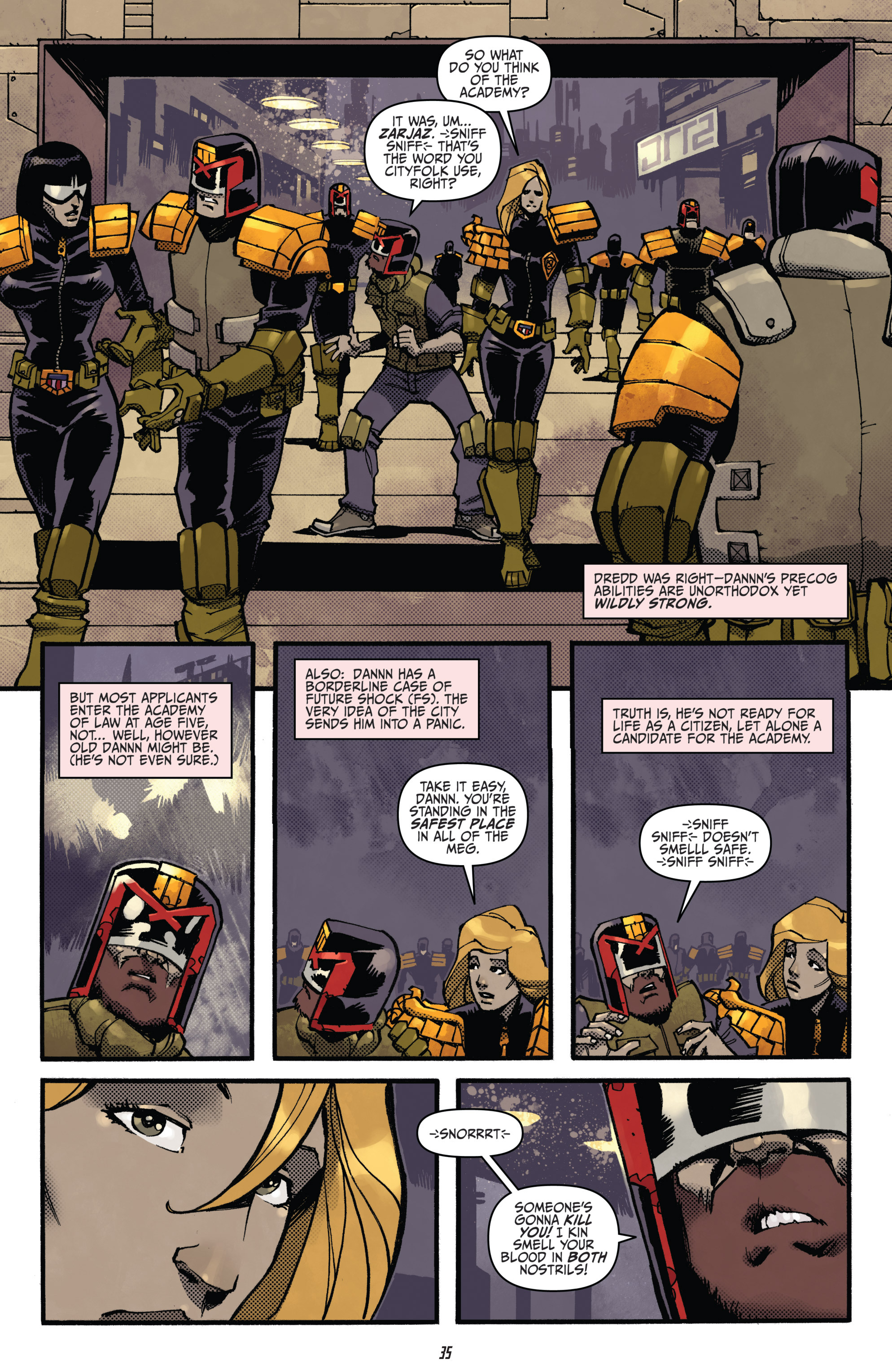 Read online Judge Dredd (2012) comic -  Issue # _TPB 4 - 35