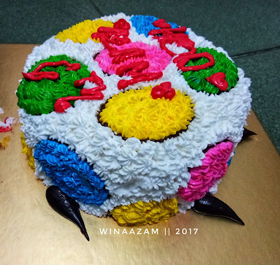 Cake ulang tahun Azam