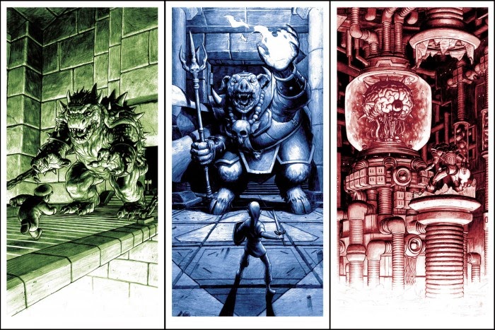 Boss Fight! Video Game Themed Print Set by Nick Derington