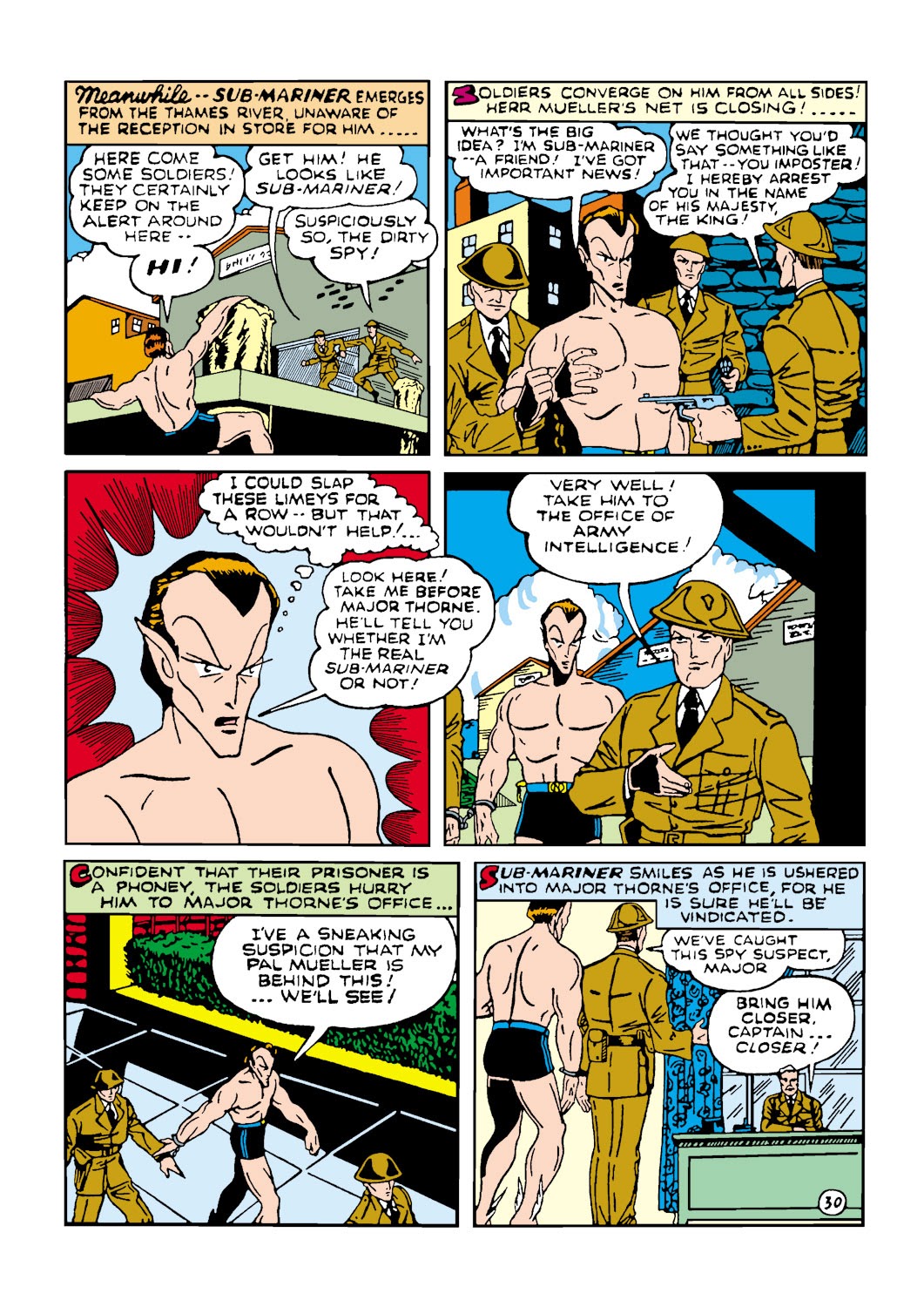 Read online Sub-Mariner Comics comic -  Issue #3 - 34