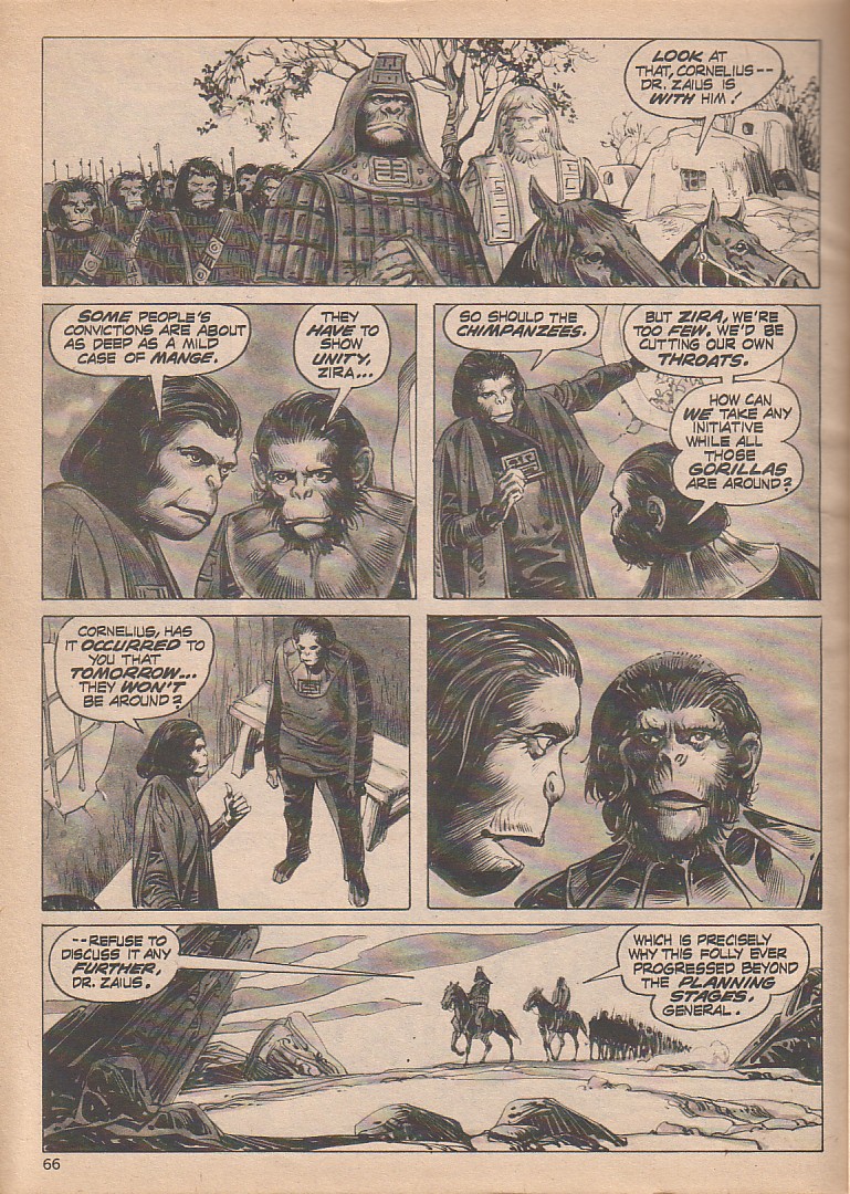Read online Planet of the Apes comic -  Issue #9 - 66