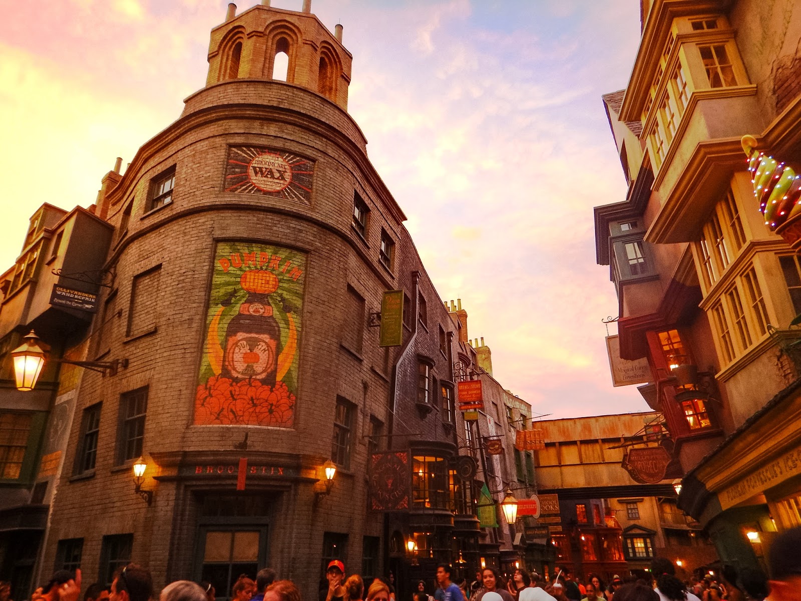 sunsets over diagon alley