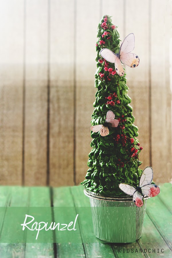 como hacer la torre de Rapunzel .kidsandchic-UnaGalletaunCuento