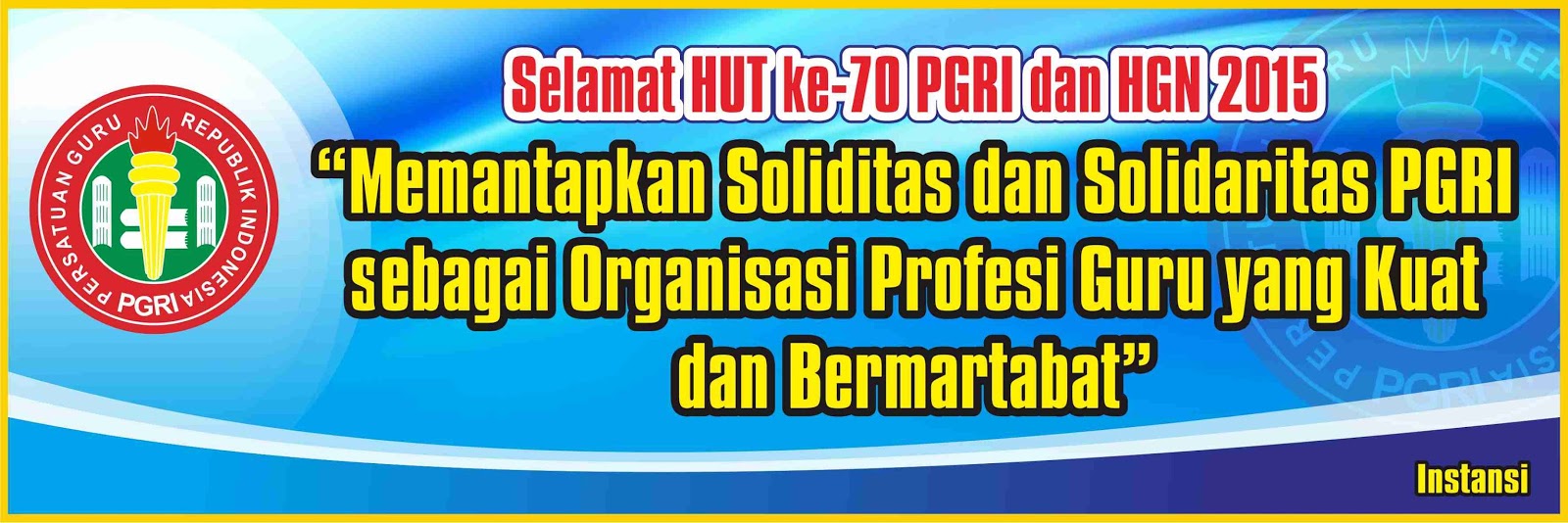 SPANDUK PGRI 2015
