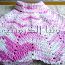 baby crochet poncho with pattern  شال كروشية للأطفال مع الباترون