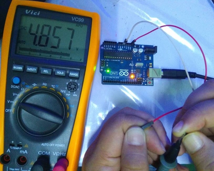 Arduino သင္ခန္းစာ (၅) Power Pins (Arduino UNO) Arduino Myanmar