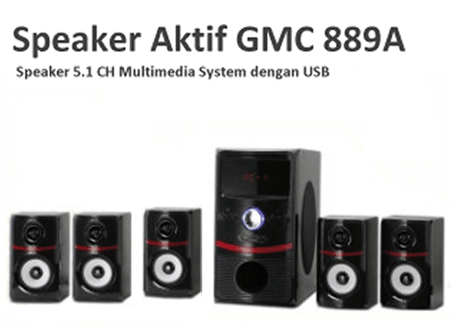 Harga Speaker Aktif GMC 889A Spesifikasi Fitur