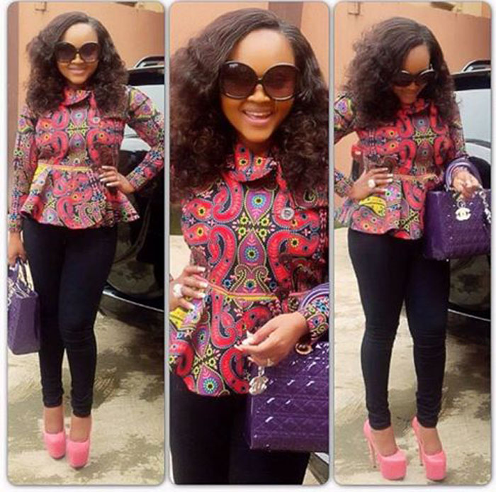 mercy aigbe best ankara styles