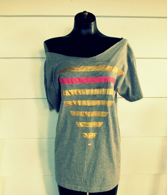 WobiSobi Triangle, Stripe Shirt. DIY