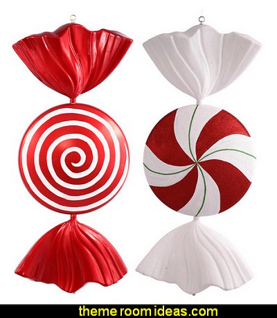 Red-White Peppermint Spiral Candy   candy Christmas theme decorating - candy themed christmas decorations - christmas candyland decorations -  candy ornaments -  candy shaped holiday ornaments - candy themed Christmas decor -   lollipop candy swirls Throw Pillows - Candy Christmas Tree  - candy stripe Chritmas decor - Candy Cupcake Ornaments