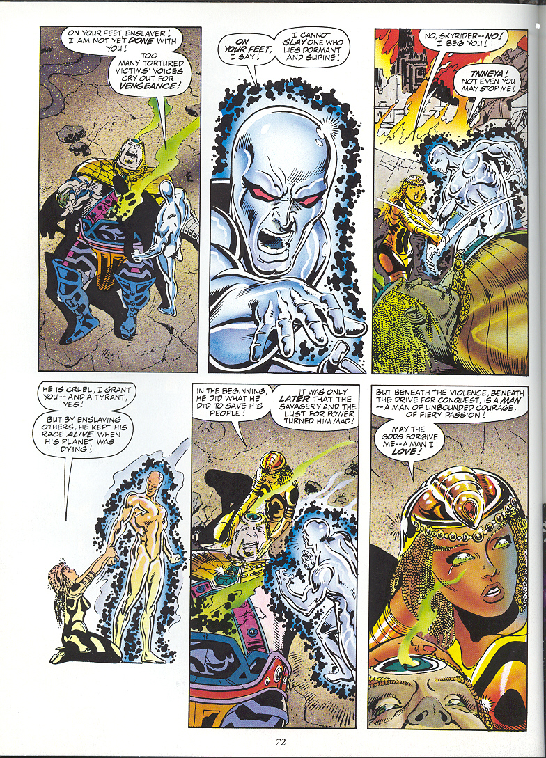 Read online Marvel Graphic Novel comic -  Issue #58 - Silver Surfer - The Enslavers - 74