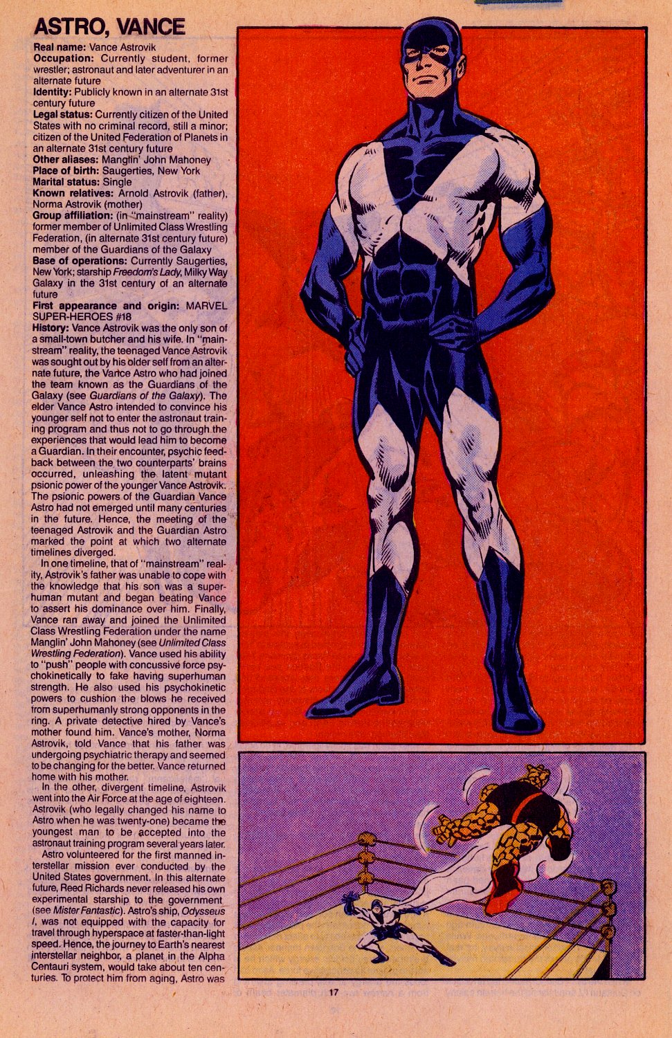 Read online The Official Handbook of the Marvel Universe: Update '89 comic -  Issue #1 - 20