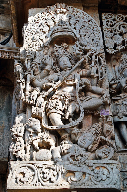 Shiva with Trishul in his hand