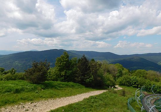 Końcówka podejścia na Żar.