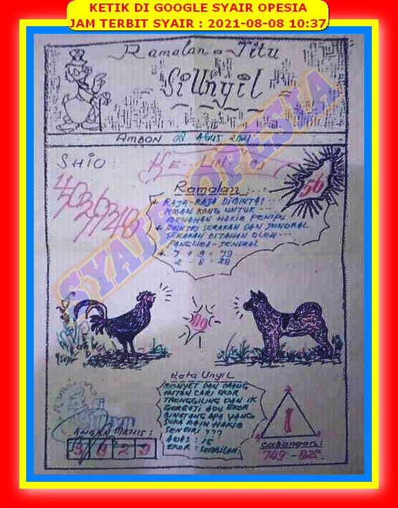 1 New Message Kode Syair Singapore 8 Agustus 2021 Forum Syair Togel Hongkong Singapura Sydney