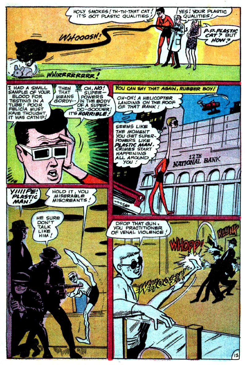 Read online Plastic Man (1966) comic -  Issue #10 - 17