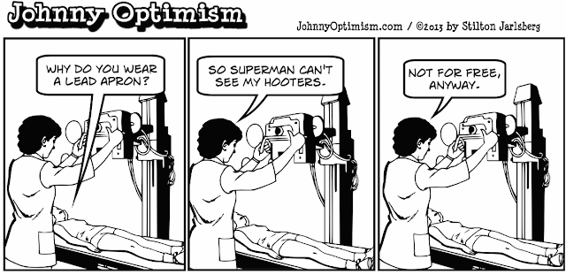 johnny optimism, johnnyoptimism, medical, humor, sick jokes, hospital, doctor, stilton jarlsberg, xray, x-ray, technician