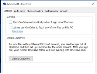 Disable MS OneDrive