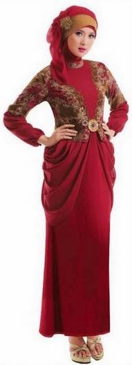 10 Gambar Model Baju  Muslim Kebaya Wisuda  Desain  Terbaru 