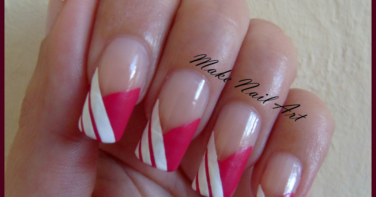 1. Pink and White French Manicure Nail Design - wide 2