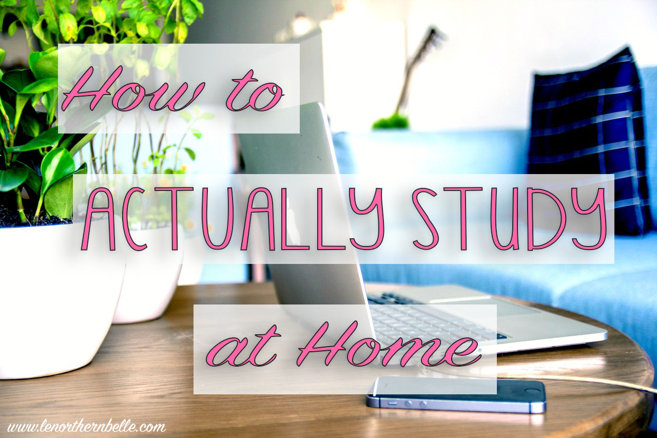 Le Northern Belle | How to Actually Study at Home