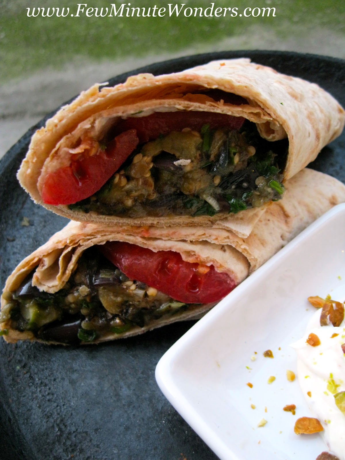 Grilled Eggplant Wrap My Take On Trader Joe's Eggplant Wrap Few