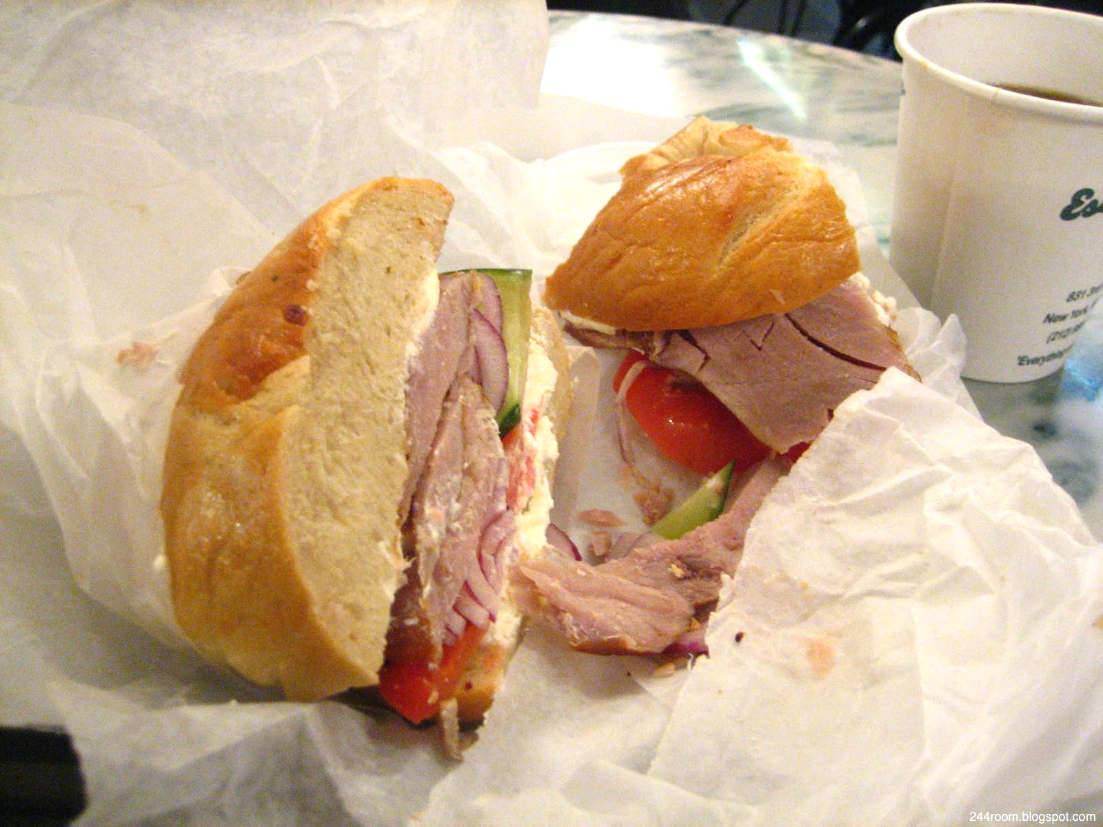 ベーグルサンド Bagel sandwich