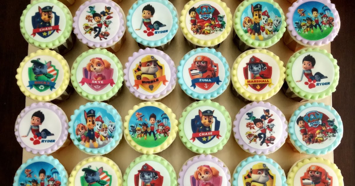 Jenn Cupcakes & Muffins Paw Patrol Cupcakes