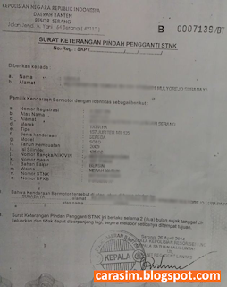 Cara Mutasi Motor dan balik nama